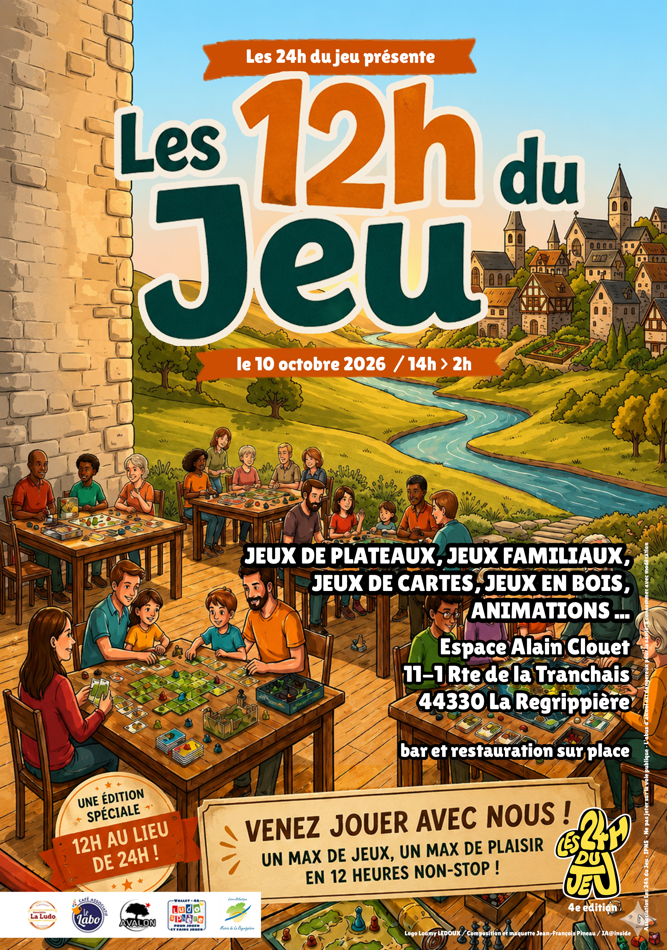 Les 12h du jeu à la Regrippière