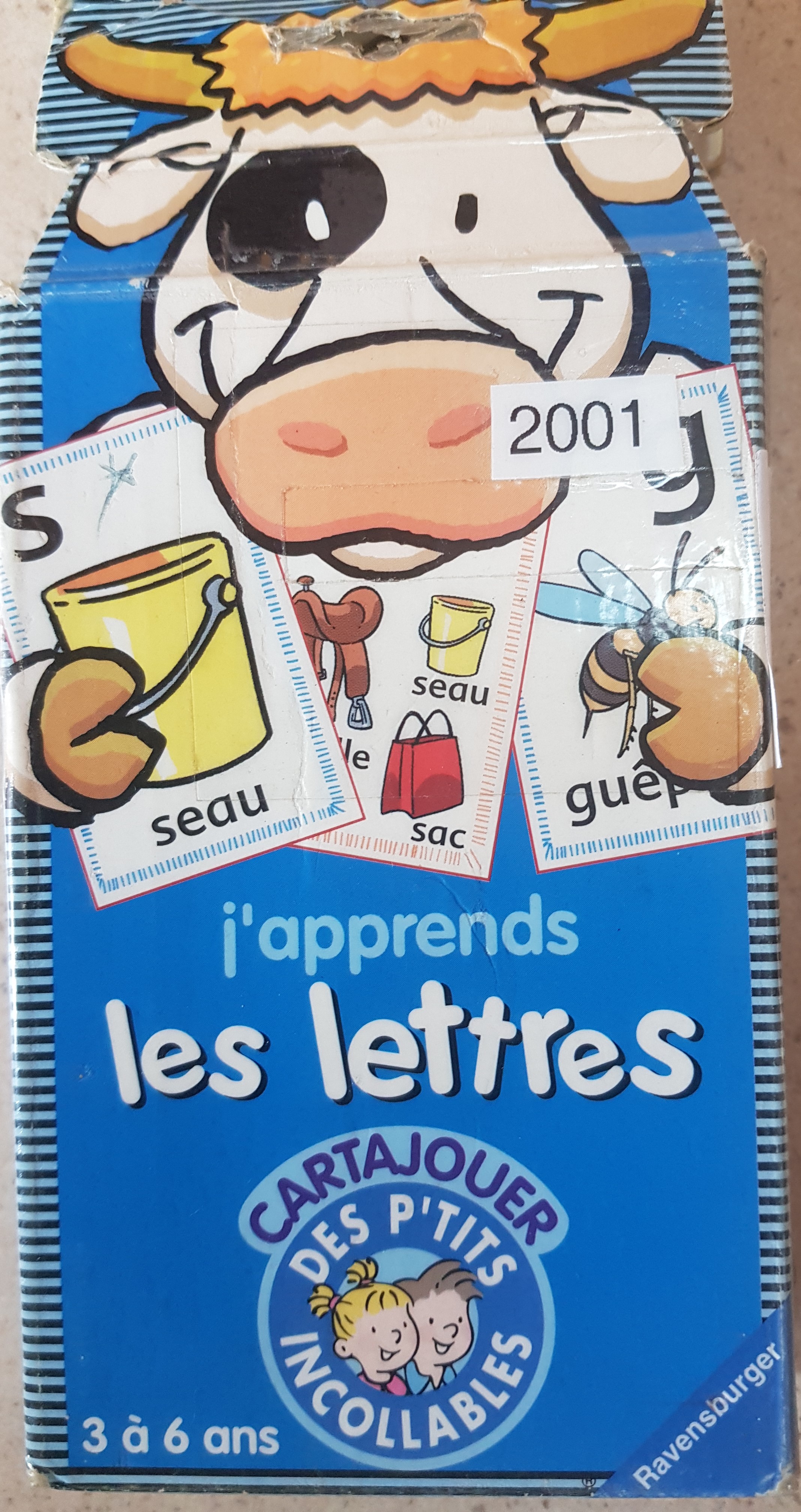 J'apprends les lettres - les p'tits incollables